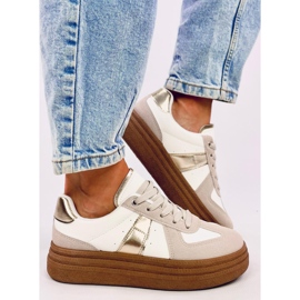 Zapatillas Critten Gold de mujer beige 2