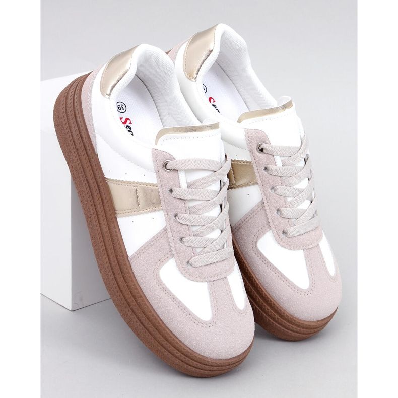 Zapatillas Critten Gold de mujer beige 1 Zapatillas Critten Gold de mujer beige 1