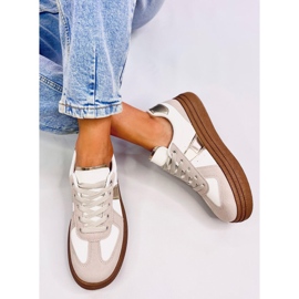 Zapatillas Critten Gold de mujer beige 5