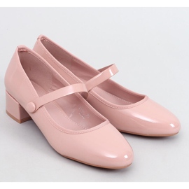 Bailarinas de tacón Weinis Nude charol beige 1 Bailarinas de tacón Weinis Nude charol beige 1