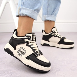Deportivas aislantes blancas y negras Big Star OO274A158 negro 6