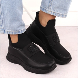 Zapatos slip-on mujer piel negro Artiker 55C0035 7