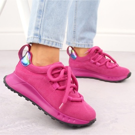 Deportivas mujer piel rosa Artiker 54C1461 rosado 5