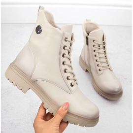 Botas de montaña con aislamiento para mujer, beige Potocki 12203 1