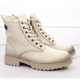 Botas de montaña con aislamiento para mujer, beige Potocki 12203 2