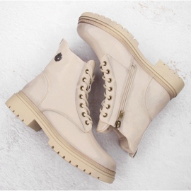 Botas de montaña con aislamiento para mujer, beige Potocki 12203 3