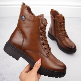 Botas de montaña con aislamiento para mujer marrón Potocki 12203 1 Botas de montaña con aislamiento para mujer marrón Potocki 12203 1