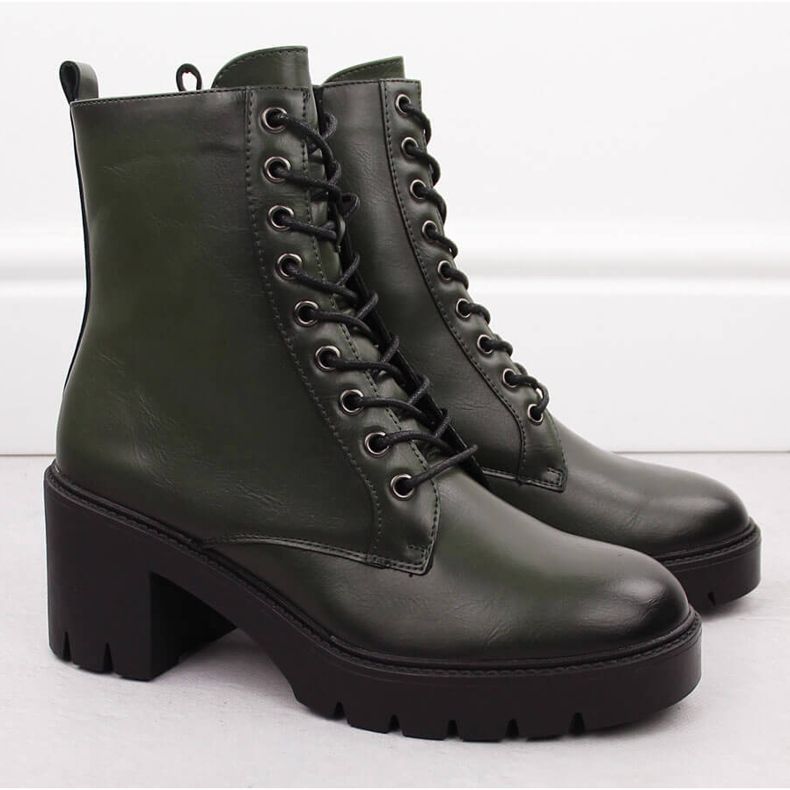 Botas aislantes de mujer, verde Vinceza 58329 2