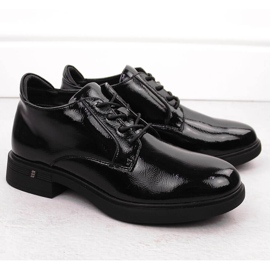 Botines mujer charol negro Vinceza 58413 2