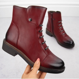 Botas aislantes para mujer, rojas Jezzi ASA252-5 rojo 1