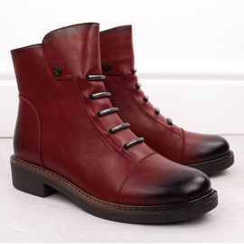 Botas aislantes para mujer, rojas Jezzi ASA252-5 rojo 2