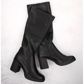 Botas aislantes mujer negras Sergio Leone KZ257 negro 1