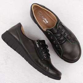 Zapatos cómodos mujer piel verde Helios 429.567 3