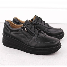 Zapatos mujer cómodos piel negro Helios 419 2 Zapatos mujer cómodos piel negro Helios 419 2