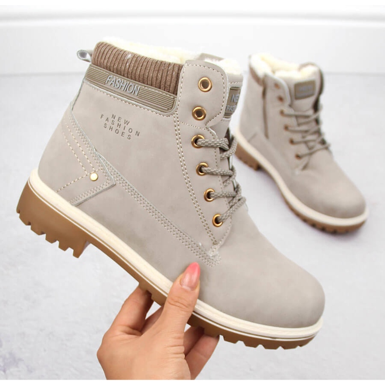 Botines mujer beige Potocki 97301 1