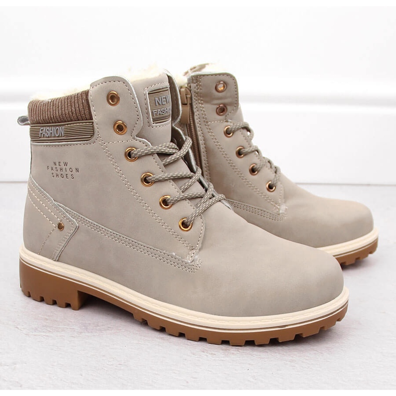 Botines mujer beige Potocki 97301 2