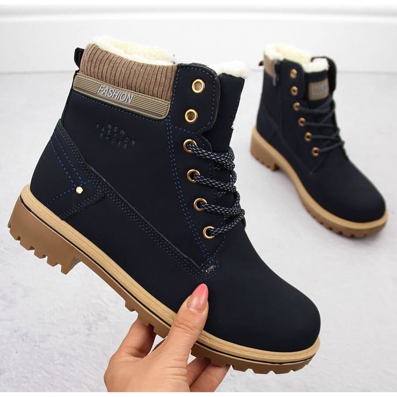 Botas de mujer azul marino Potocki 97301 1 Botas de mujer azul marino Potocki 97301 1