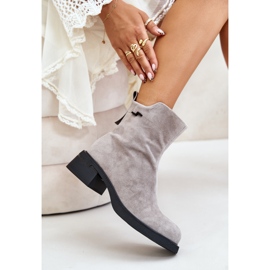 Botas de Mujer Aislantes de Ante Natural con Cremallera, Gris Vinceza 66696 10