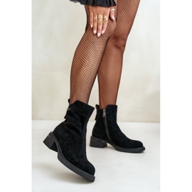 Botas de Mujer Aislantes de Ante Natural con Cremallera, Negras Vinceza 66696 negro 3