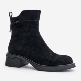 Botas de Mujer Aislantes de Ante Natural con Cremallera, Negras Vinceza 66696 negro 5