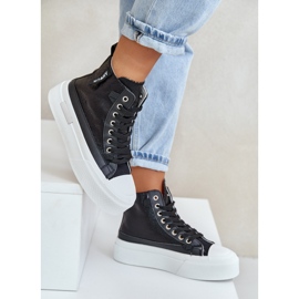 Zapatillas Mujer Plataforma Alta Negro Averira 9