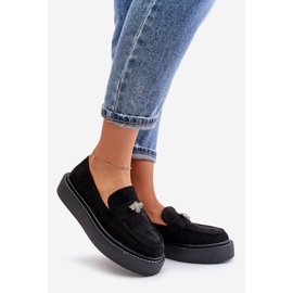 Mocasines de Mujer con Plataforma Negro Erithine 1