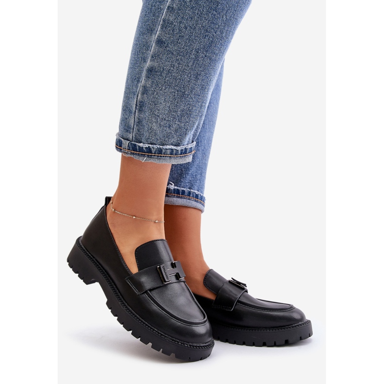 Mocasines Mujer Piel Vinceza 62187 Negro 1