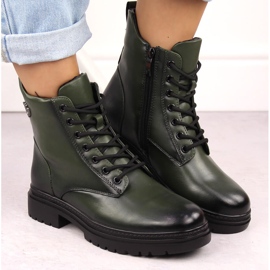 Botas de montaña con aislamiento para mujer, verde Potocki 12203 6