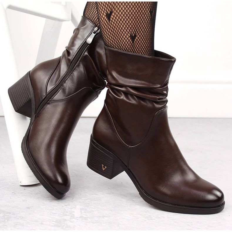 Botas tacón mujer marrones Vinceza 10547 marrón 1 Botas tacón mujer marrones Vinceza 10547 marrón 1