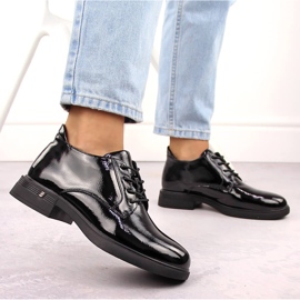 Botines mujer charol negro Vinceza 58413 5