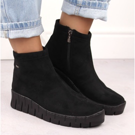 Botas mujer piel serraje negra Helios 506P negro 6