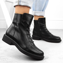 Botines aislantes de mujer negros Jezzi ASA252-5 5