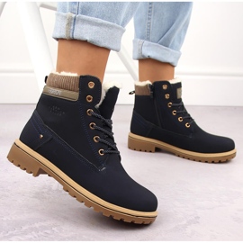 Botas de mujer azul marino Potocki 97301 6