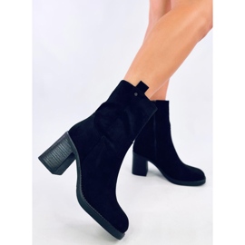 Botines tacón ancho Salifi Negro 3