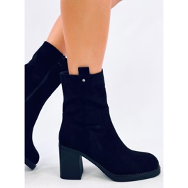 Botines tacón ancho Salifi Negro 2
