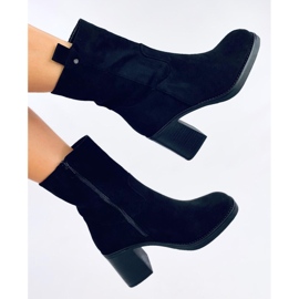Botines tacón ancho Salifi Negro 5
