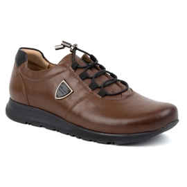 Zapatos hombre piel KAMPOL 25/74 marrón 2