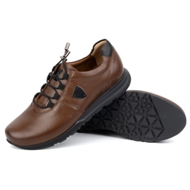 Zapatos hombre piel KAMPOL 25/74 marrón 4