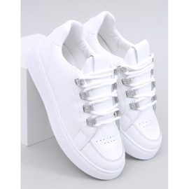 Sadri Zapatillas blancas con cordones gruesos. blanco 5