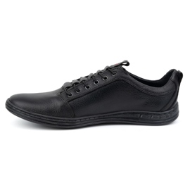 Polbut Zapatos casual hombre piel 2121 negro 1