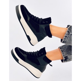 Riess Zapatillas altas negras negro 4