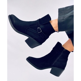 Cunnig Botas cowboy de tacón bajo color negro 4