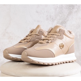 Zapatillas altas con aislamiento beige de Mikaela 2