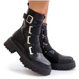 Botas Cálidas De Piel Mujer Big Star OO274A256 Negro 16