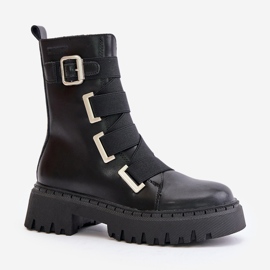 Botas Cálidas De Piel Mujer Big Star OO274A256 Negro 10
