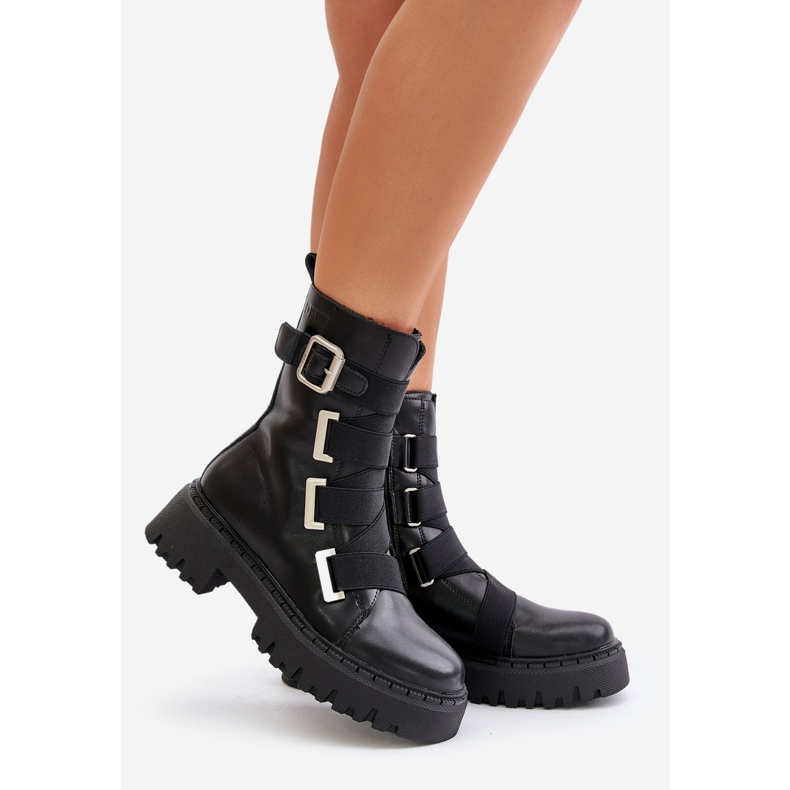 Botas Cálidas De Piel Mujer Big Star OO274A256 Negro 1
