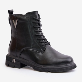 Botas Obreras Aislantes para Mujer Fabricadas en Piel Natural Vinceza 7920 Negro 5