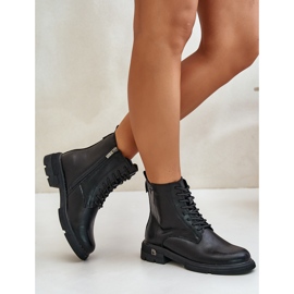 Botas Obreras Aislantes para Mujer Fabricadas en Piel Natural Vinceza 7920 Negro 6