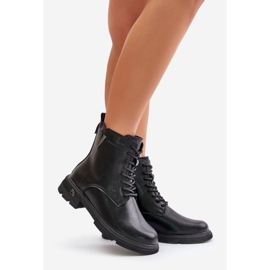 Botas Obreras Aislantes para Mujer Fabricadas en Piel Natural Vinceza 7920 Negro 1