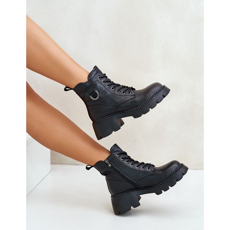 Botas Mujer Piel Natural Aislante Vinceza 41460 Negro 2